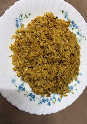 A picture of Chicken Biryani.