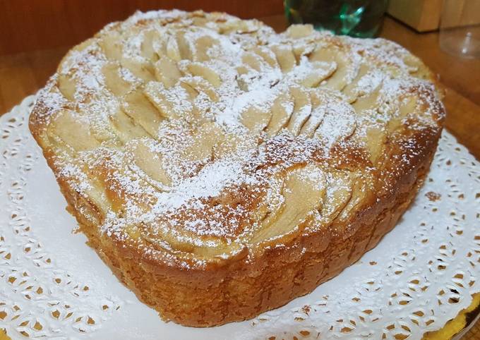 Modo semplice a Preparare Fatto in casa super veloce Torta di mele