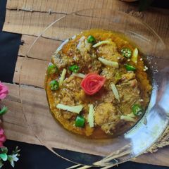 A picture of Balochi tikka karahi.