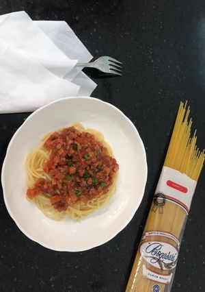 Hình của món Mì spaghetti dễ làm cực🌸.