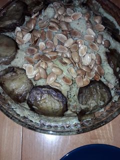 صورة لوصفة مقلوبه الباذنجان