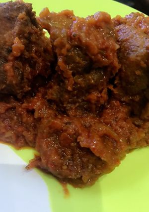 A picture of Stewed beef.
