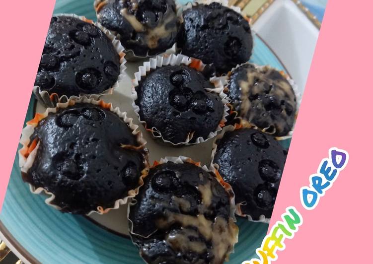 Muffin kukus oreo 2 bahan "viral"