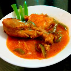 A picture of Indo- Chinese Chicken Manchurian.