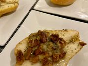 A picture of pine nuts or walnuts