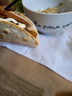 Una foto de Fajitas/Quesadillas de pollo con discos de empanadas