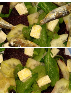 Una foto de Ensalada con quesitos