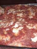 Lasaña de Carne y Pollo Con salsa