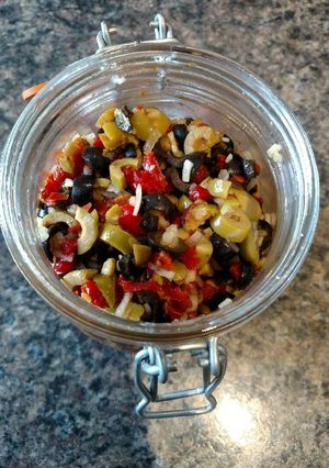 A picture of Mike's Tapenade.