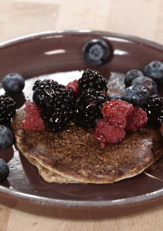 Una foto de Pancakes de avena - Kit Crêpes & Pancakes | Lékué