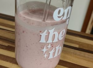 Φωτογραφία της συνταγής Smoothie μπανάνα φράουλα