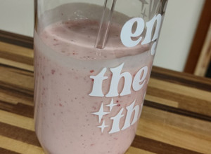 Φωτογραφία της συνταγής Smoothie μπανάνα φράουλα