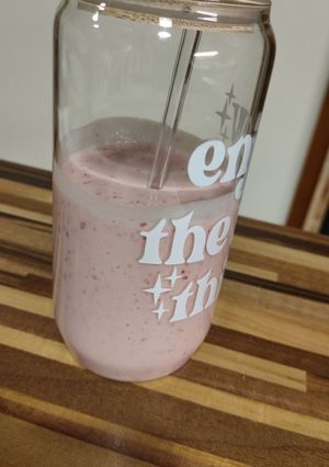 Φωτογραφία της συνταγής Smoothie μπανάνα φράουλα