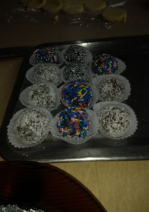 Una foto de Trufas de chocolate