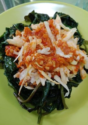 Foto resep Kangkung Sambal Mangga