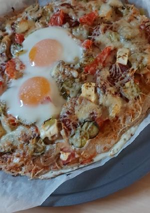 Gluténmentes Pizza, Szafi lángos lisztkeverékből recept fotója