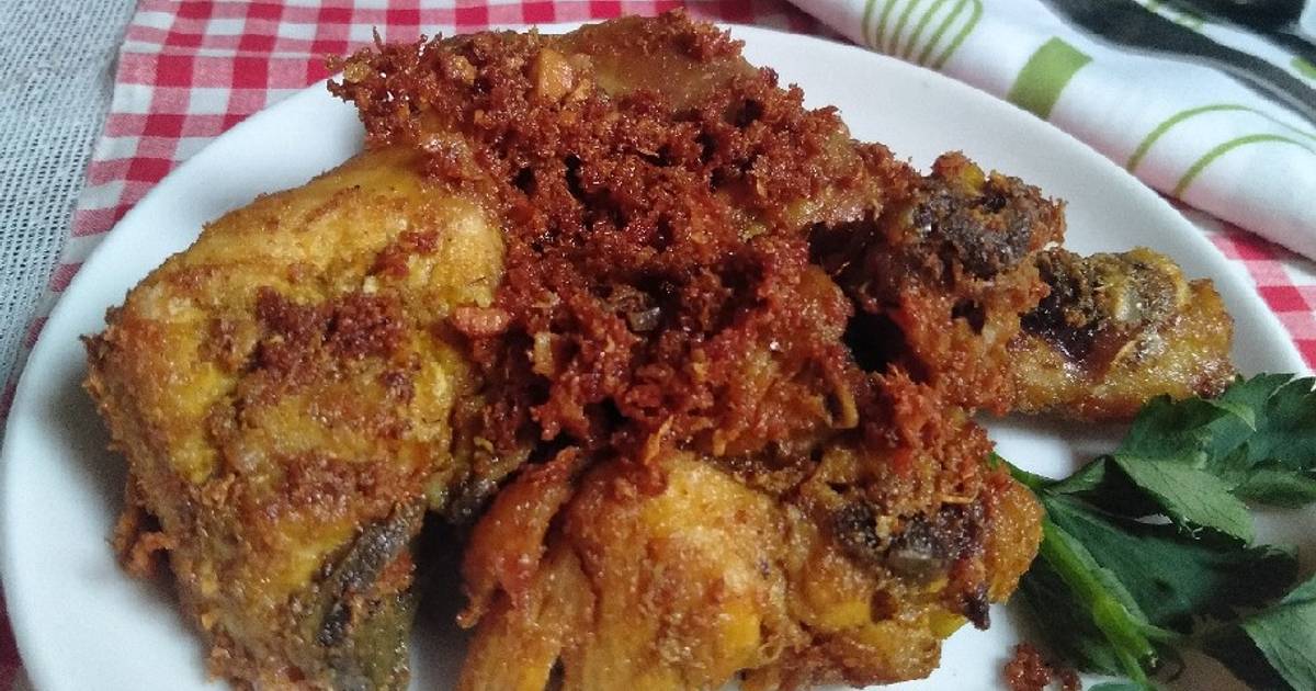  Resep Ayam Goreng Telur khas RM Padang oleh Wilda Wily 