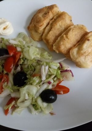 Tempura bundás hús gluténmentesen (lisztkeverékmentes) recept fotója
