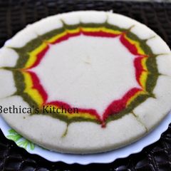 A picture of Multi Coloured Designer Idli Cake.
