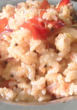 A picture of Tomato rice.