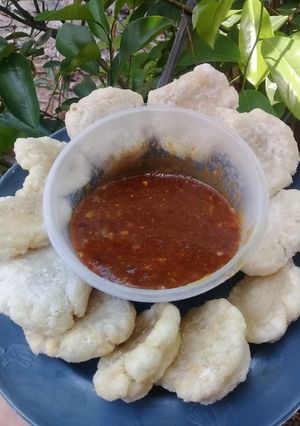Foto resep Cireng Salju Bumbu Rujak