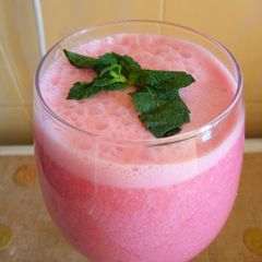 A picture of Chakandar Chaas (Indian Beetroot Buttermilk Drink).