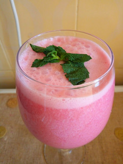 A picture of Chakandar Chaas (Indian Beetroot Buttermilk Drink).