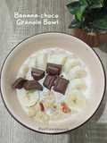 Banana Choco Granola Bowl