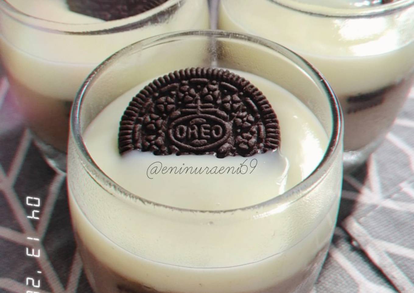 Puding Kopi Oreo