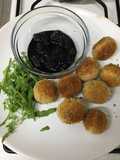 Croquetes de Alheira com Doce de Amora