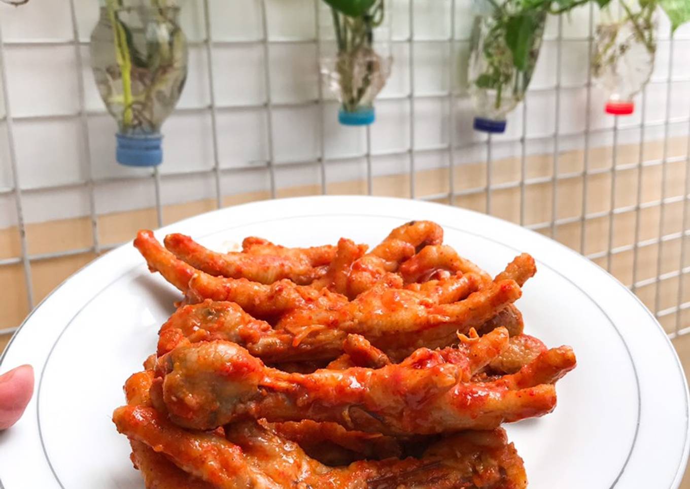 Ceker Pedas Korea (Korean Spicy Chicken Feet)