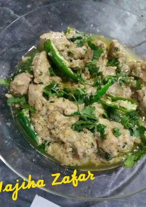 A picture of Chicken Malai Handi.