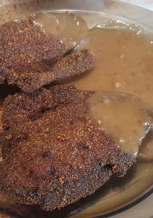 Una foto de Filetes de hígado con salsa de vinagre
