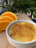 Crème catalane à la fleur d’oranger et zeste d’orange de Christophe Michalak