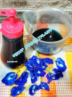 Foto resep Sirup Bunga Telang