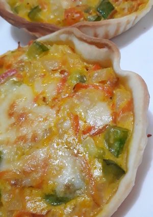 Una foto de Tarteleta / tarta de verduras