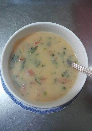 Foto resep Cream soup wortel dan sawi