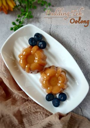 Foto resep Pudding Teh Oolong