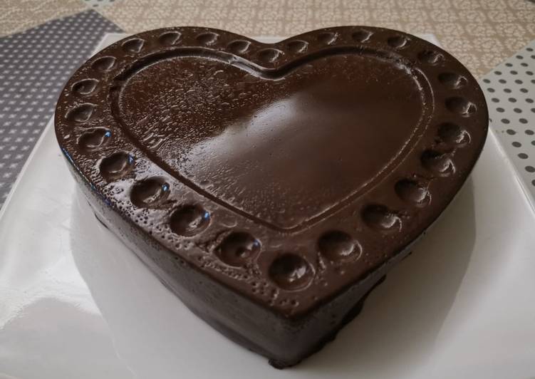 Tarta de chocolate negro