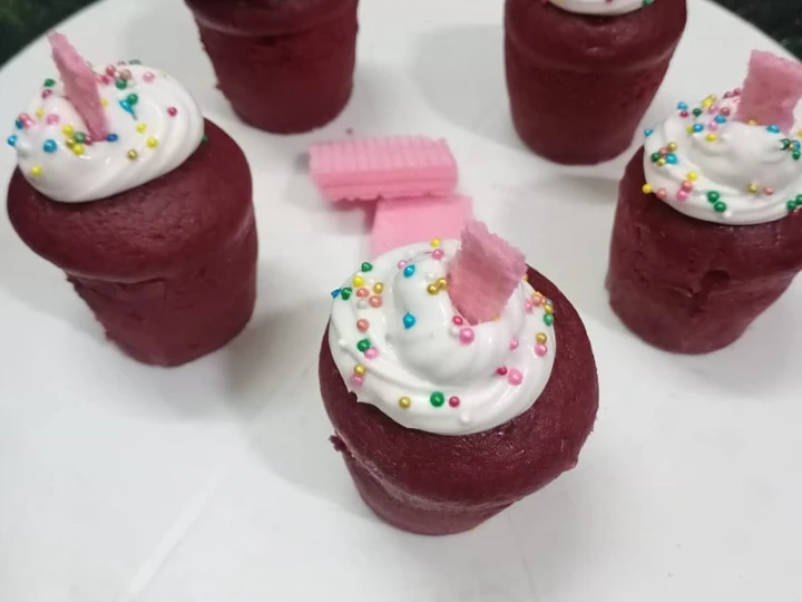 Easy Way Prepare Red velvet cupcakes the Delicious Perfect