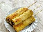 Gambar corndog mozarella coklat