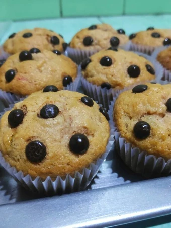 Cara Sederhana Membuat Resep  Muffin Pisang Hemat (Banana Muffin) yang Lezat, Bisa Manjain Lidah