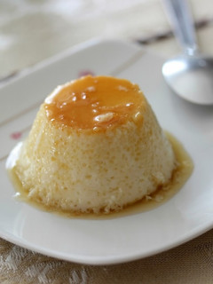 Una foto de Flan de leche condensada