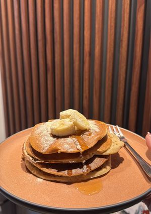Una foto de Pancakes fit