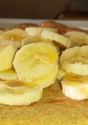 Una foto de Hot cake de avena y banana