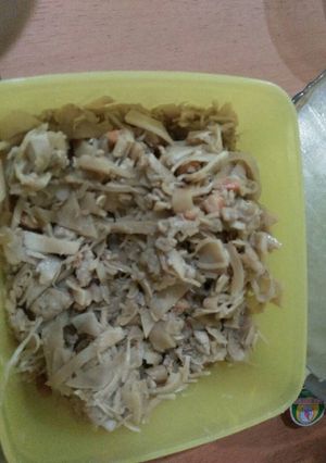 Foto resep Rebung ayam udang