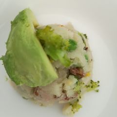 A picture of Heart savoury Semolina breakfast.