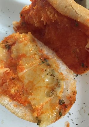 Una foto de Pizza a la flauta 🍕 🥖