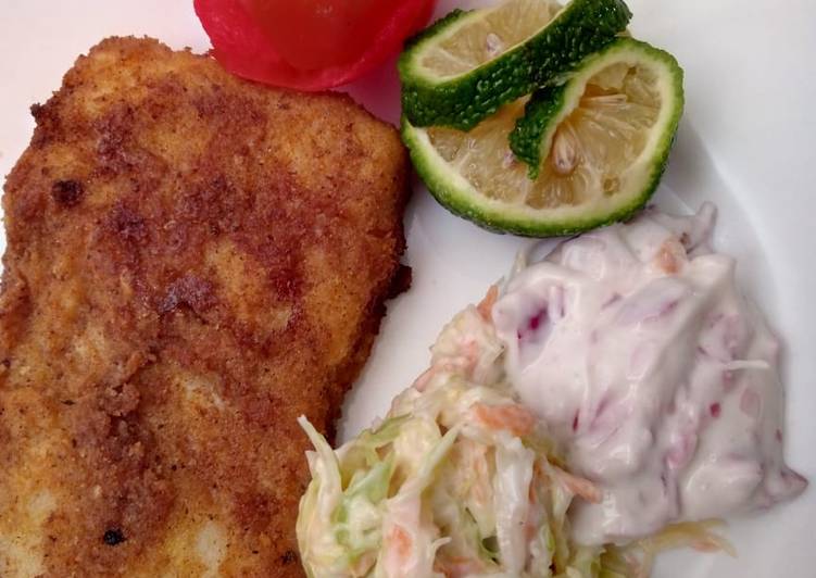 Recipe of Super Quick Homemade Bread crummed fish fillet