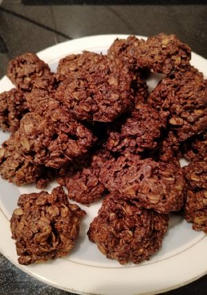 Una foto de Galletitas de chocolate y avena